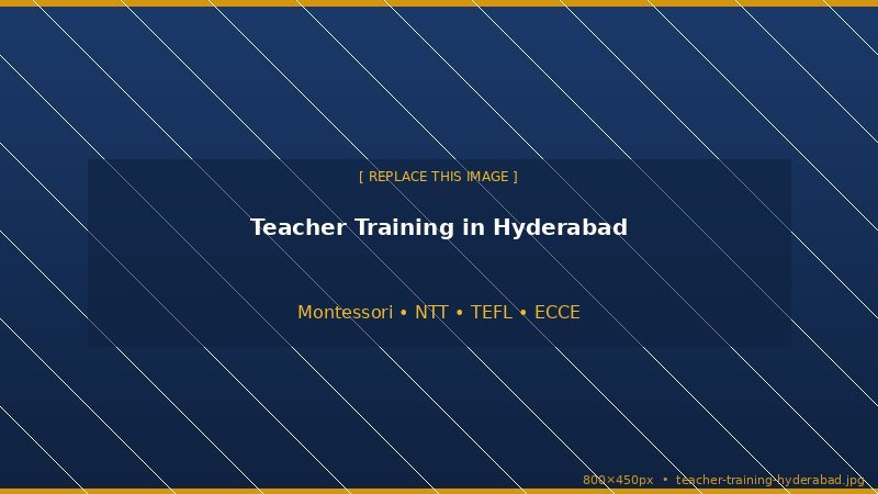 Teacher Training in Hyderabad
