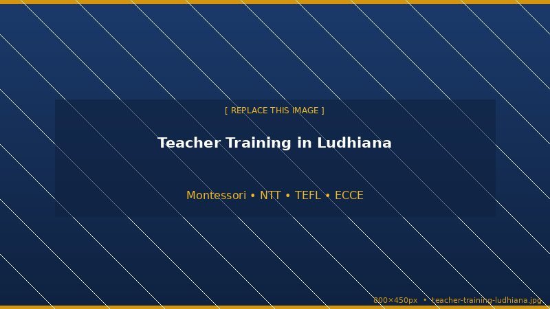 Teacher Training in Ludhiana
