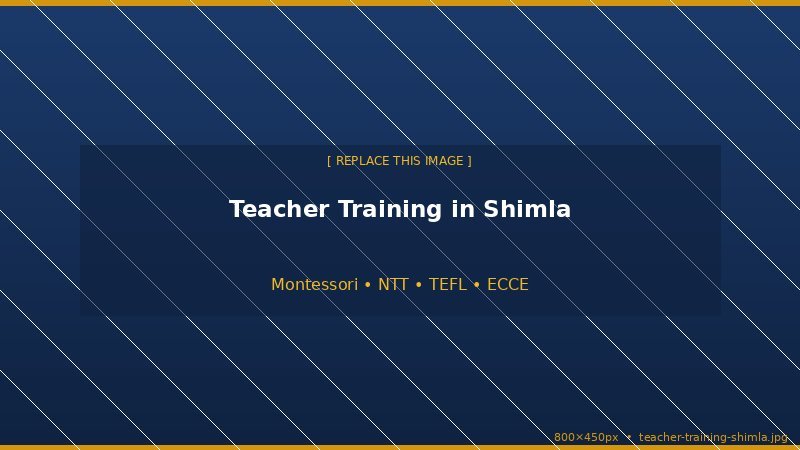Teacher Training in Shimla
