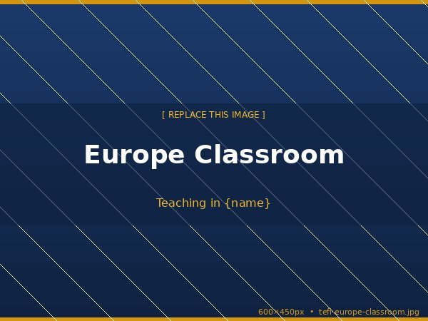 Teaching in Europe