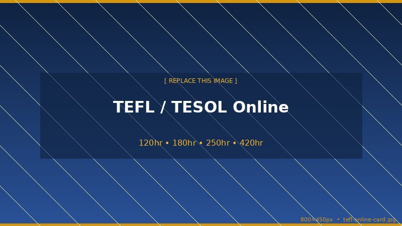 TEFL / TESOL Online